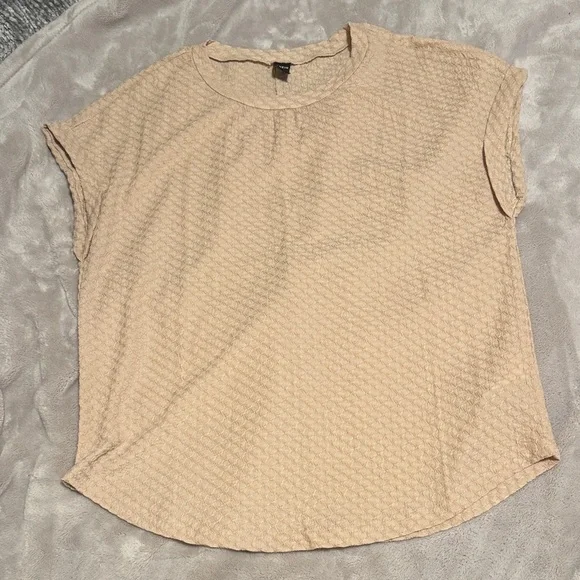 SHEIN || NWOT Khaki Textured Top (M) - Picture 6 of 13